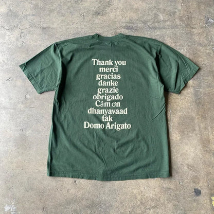 Street Y2K New Hip Hop Vintage Cotton T-shirt Men Harajuku Fashion Trend Joker Short Sleeved T-shirt Couple Casual Loose T-shirt Street King Limited