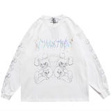 "Twin Monster" Unisex Men Women Streetwear Graphic Sweatshirt Daulet Apparel