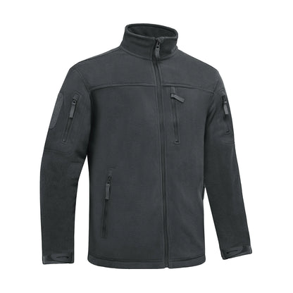 winter fleece jacket mens zipper pockets work jacket thermal warm full zip fishing hiking coats outwear man windbreaker unique default style 4412