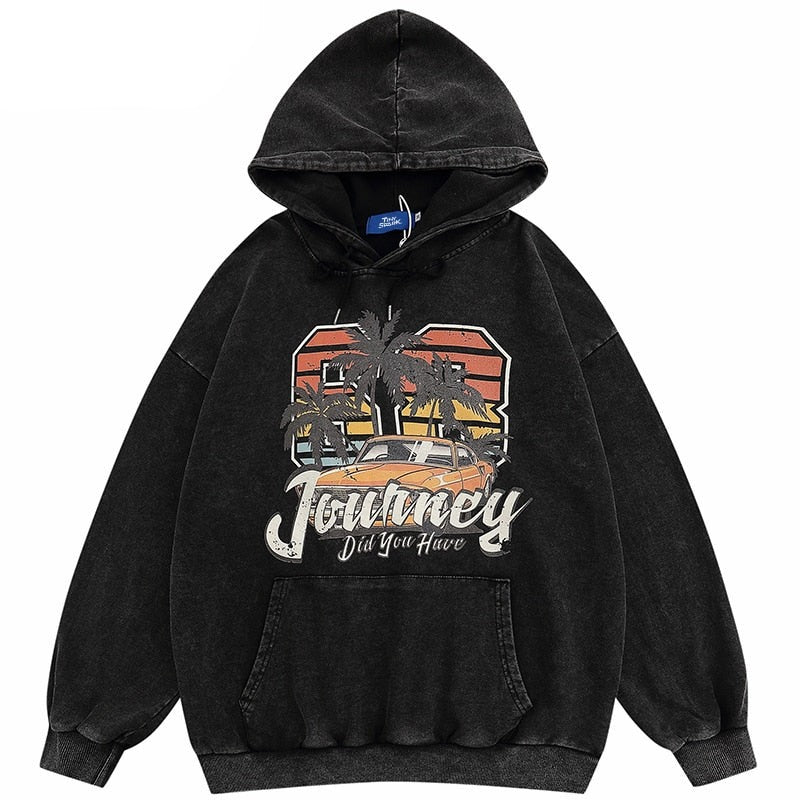 "The Journey" Unisex Men Women Streetwear Graphic Hoodie Daulet Apparel