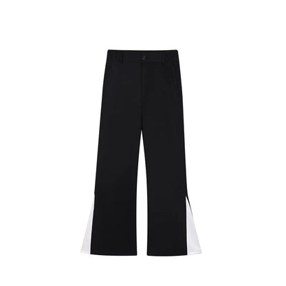 flare pants men vintage fashion casual bell bottom trousers male streetwear net celebrity long pants stage costume unique default style 2675