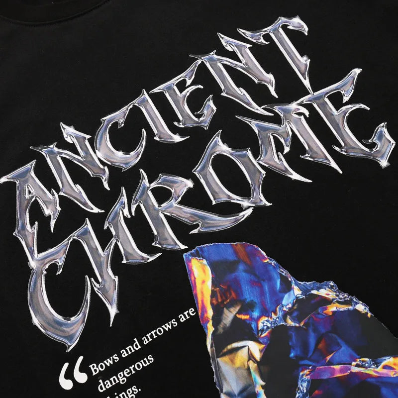 2023 Men Hip Hop Streetwear T-Shirt Harajuku Letter Graphic Printed Tshirt Summer Short Sleeve T Shirt Cotton Casual Tops Tees Street King Limited