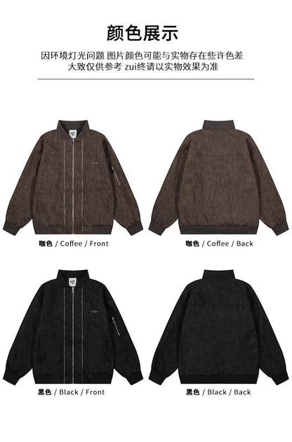 Men's Stand Up Collar PU Leather Jacket Autumn American Workwear Lapel Zipper Short Jacket Trend Casual Solid Color Bomber Coats Street King Limited