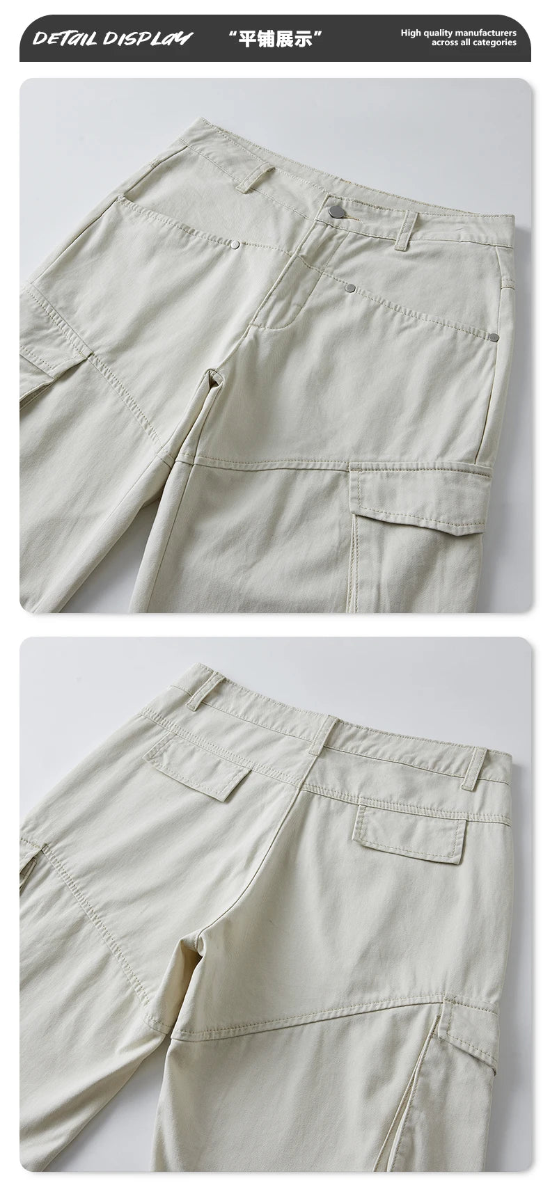 men multi pocket streetwear fashion loose casual plus size cargo pants women pure cotton hip hop y2k pants cityboy trousers unique cargo style 1684