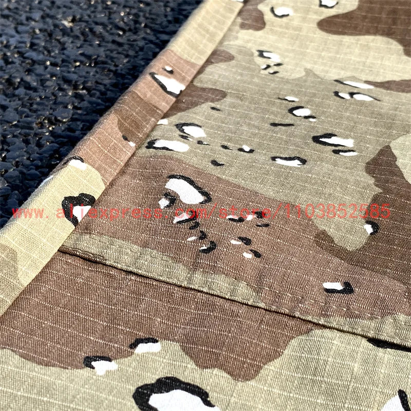 2024 new american vintage direct casual functional work pants heavy duty washed outdated logging pants desert camo high street menswear bottoms