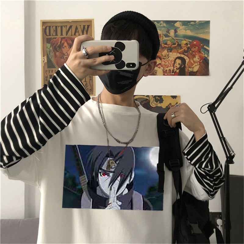 "Rage" Unisex Men Women Streetwear Graphic Long Sleeve Shirt Daulet Apparel