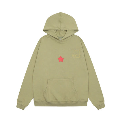 Front Pocket Stars Patchwork Terry Baggy Pullover Hooded Hoodies for Men Streetwear Ropa Hombre Sudaderas Y2k Sweatshirts Street King Limited