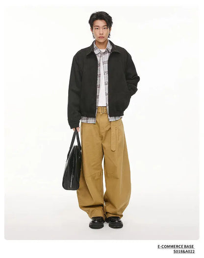 2025 spring short coat mens korean streetwear fashion loose casual bomber jacket women plus size autumn coat outerwear unique shorts style 277