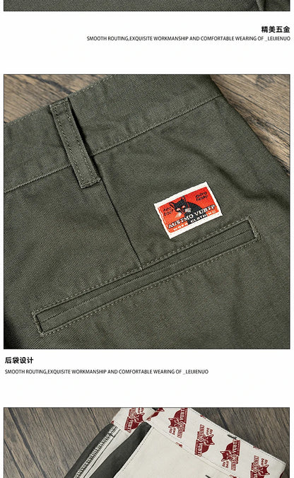 men business casual fashion pure cotton commute pants japanese streetwear amikaji fashion straight cargo pant trouser unique cargo style 1910
