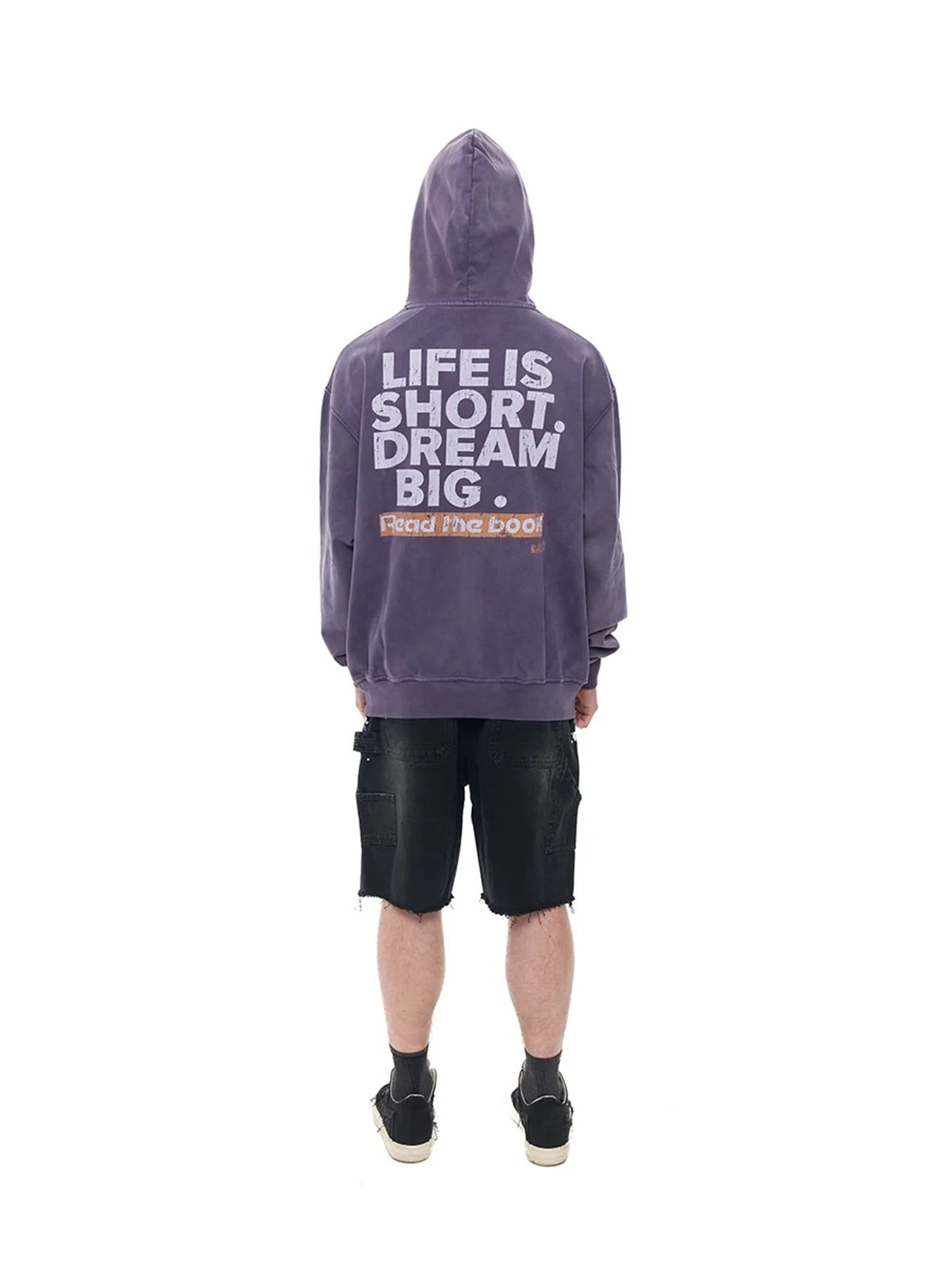 FP Brand Fashion New REEBORN Cracked Slogan Print High-Street Oversized Casual Cotton Hoodie Sweatshirt Street King Limited