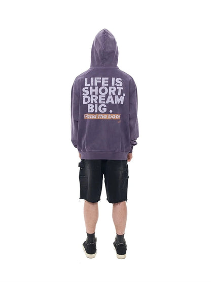 FP Brand Fashion New REEBORN Cracked Slogan Print High-Street Oversized Casual Cotton Hoodie Sweatshirt Street King Limited