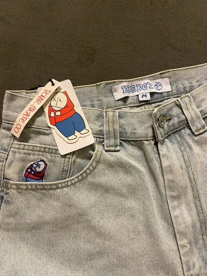 Polar Big Boy Baggy Jeans Y2K Golf Trap Wang Jeans for Mens Womens Streetwear Embroidery Pants Denim Simple Cargo Trousers Street King Limited