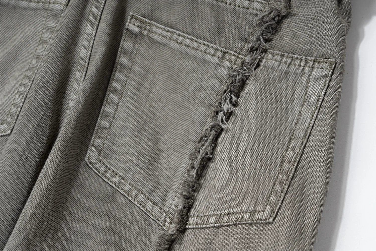 y2k streetwear tassel multi pocket jeans for men straight solid baggy cargo pants pantalones hombre casual denim trousers 1 unique cargo style 617