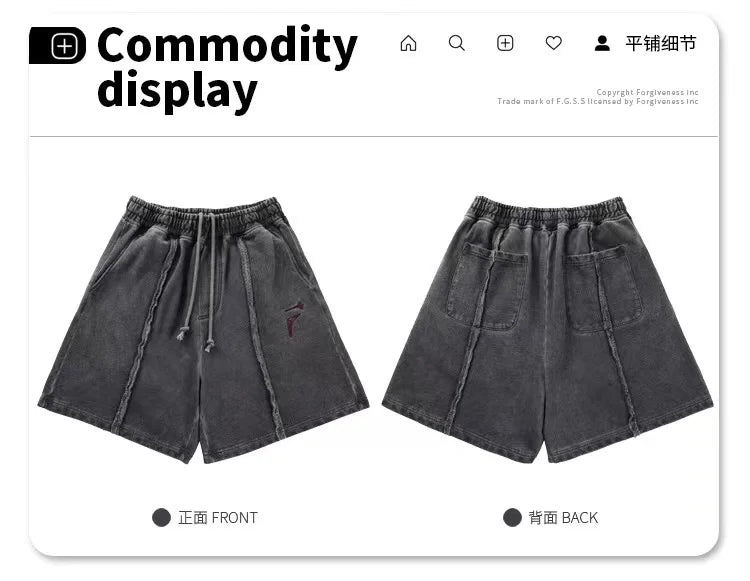 Stitched-cut sports casual shorts Street King Limited