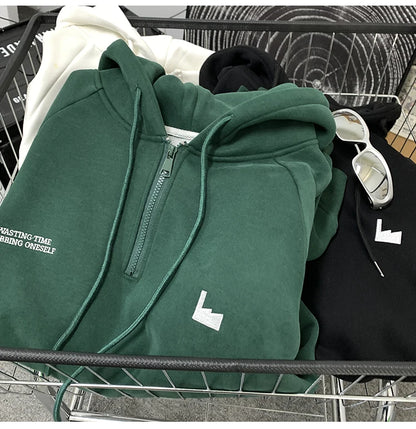 Men's Hoodies Trendy Brand Printing Fashion Drawstring Hooded Harajuku Unisex Street Sweatshirts Autumn Winter New Male Clothing Street King Limited