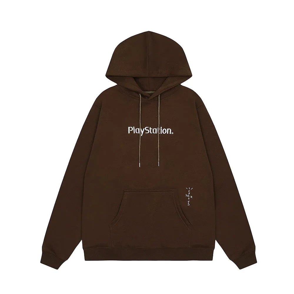 Front Pocket Cactus Jack Pullover Hooded Sudaderas Men and Women High Street Ropa Hombre Hoodies Oversized Loose Sweatshirts Street King Limited