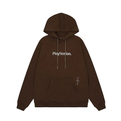 Front Pocket Cactus Jack Pullover Hooded Sudaderas Men and Women High Street Ropa Hombre Hoodies Oversized Loose Sweatshirts Street King Limited