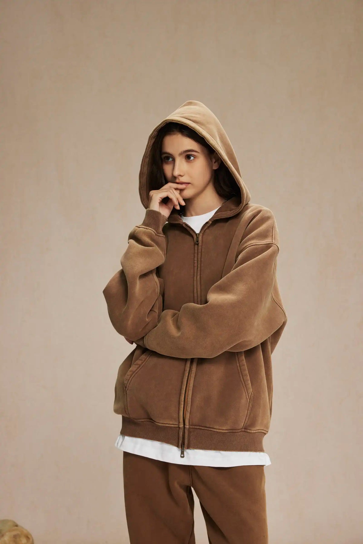 Batik fleece zippered hoodie Street King Limited