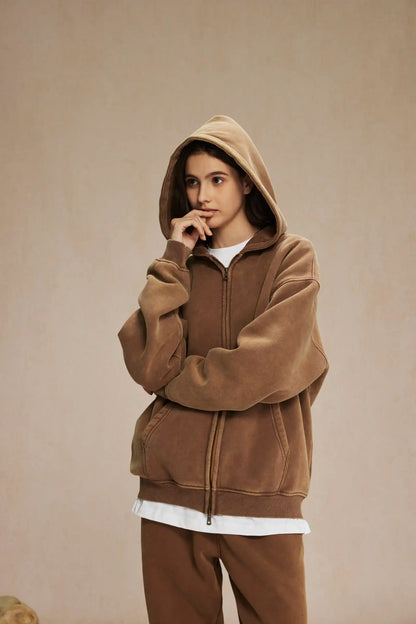 Batik fleece zippered hoodie Street King Limited