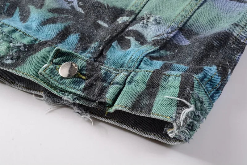 new 2023 gentleman men long chemist embroidered coconut graffiti denim baseball coats jackets abstract digital coat warm 72 unique jeans style 4615