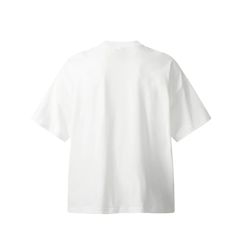 Saint T-shirts New Vintage Wash Letter Printing Chaopai High Street Men Woman Loose Casual Short Sleeve Top Tee Street King Limited