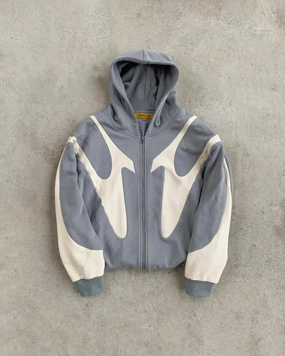 Retro Fall/Winter High Quality Fashion Warm Hoodies Women Y2K Tops Harajuku High Street Men Sweatshirt Zip Up Hoodie Street King Limited