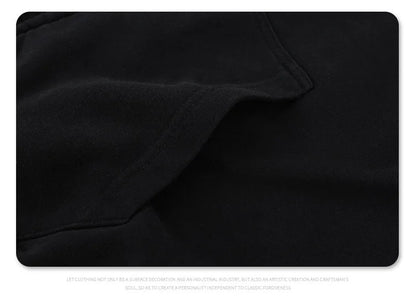 Double zipper hooded cardigan jacket Street King Limited