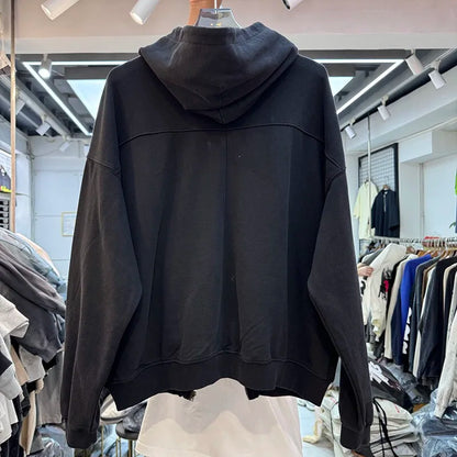 Double zipper hooded cardigan jacket Street King Limited