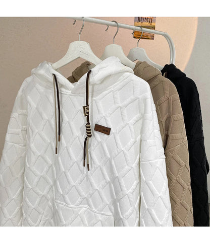 2024 New Men's Hoodie Fashion Korean Casual Loose Hooded Shirt Large Size Harajuku Couple Clothing Hip Hop Streetwear Street King Limited