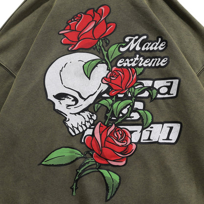"Dead Rose" Unisex Men Women Streetwear Graphic Hoodie Daulet Apparel