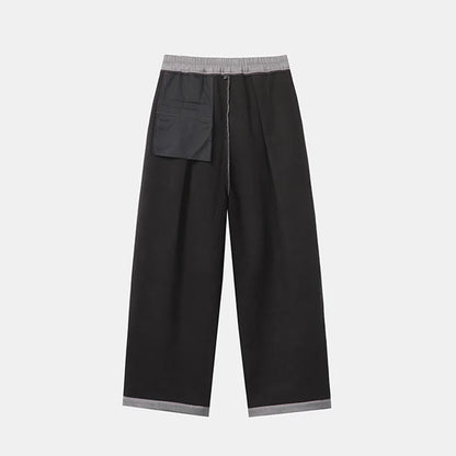 autumn winter plus velvet casual trouser men fashion loose thicken straight suit pant office man trousers urban fashion pants
