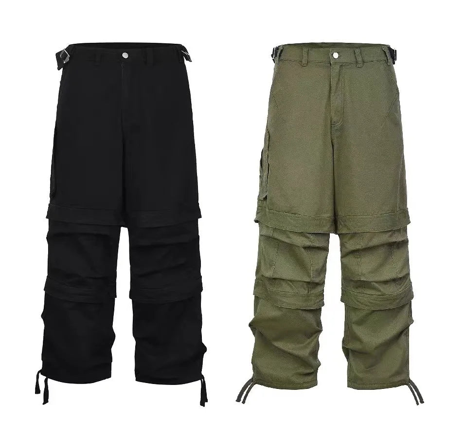 new men 2024 tactical army military green cargo comfortable cotton parkour sweat casual pants sweatpants no tag a9 unique joggers style 1032