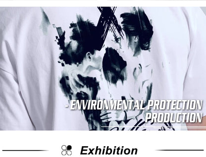 Rainbowtouches 2022 Vintage New Brand Mens T-Shirt High Street Tidal Current Skull Pattern Mens T Shirt Men Hip Hop Women  Shirt Street King Limited