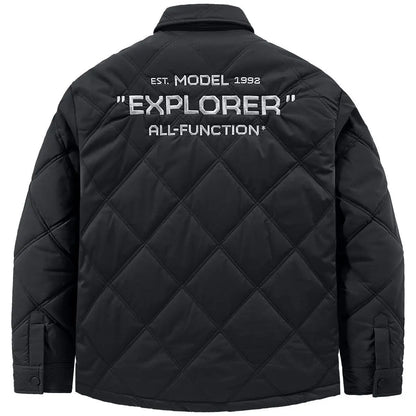 Winter New Lingge Cotton Coat Functional Multi Pocket Coats Men's Cotton Coat Thickened 2023 new Warm Cotton men clothing Street King Limited