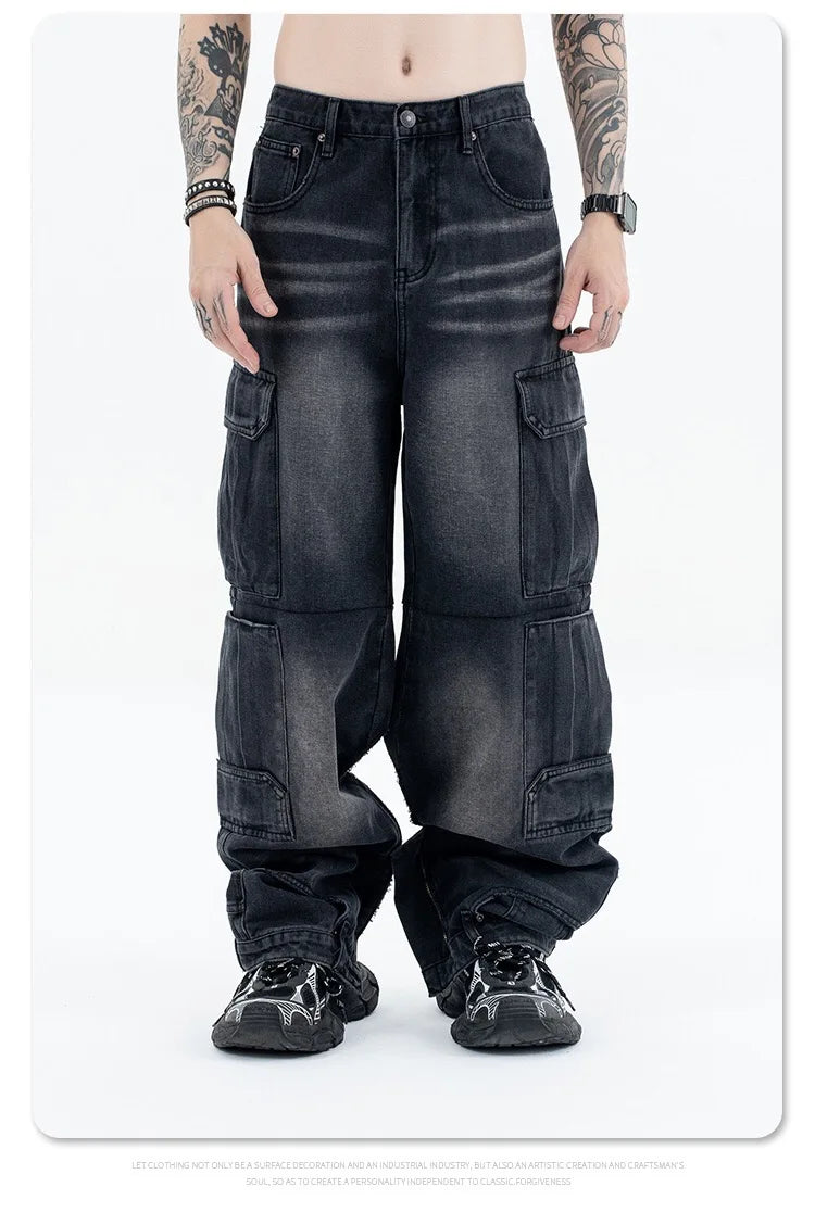 The new autumn and winter jeans are on backwards Street King Limited