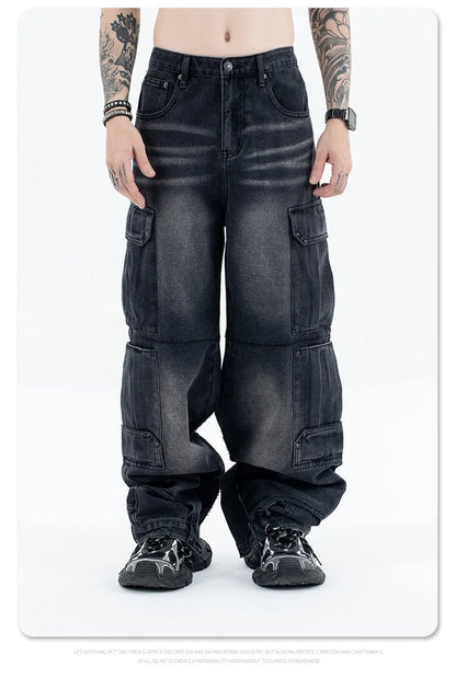 The new autumn and winter jeans are on backwards Street King Limited