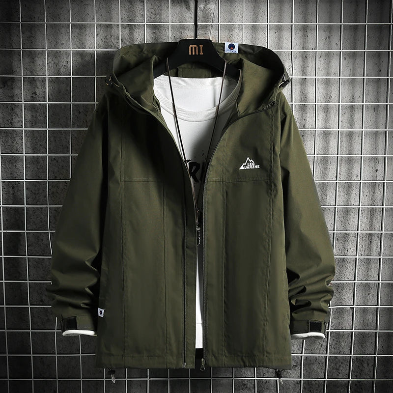 men clothing jacket for men new hooded coat for men jackets zip coats casual fishing couple top spring and autumn clean everyday pants