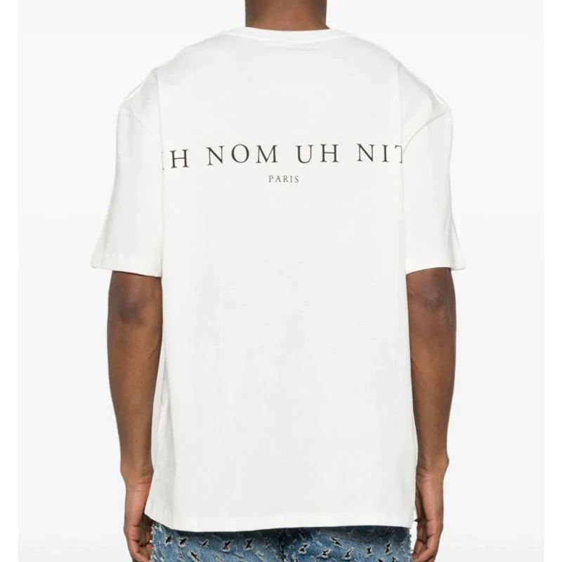 2024ss New IH NOM UH NIT T-shirt Masked Gold Necklace Printing Men Woman Good Quality Chaopai Top Tees Street King Limited