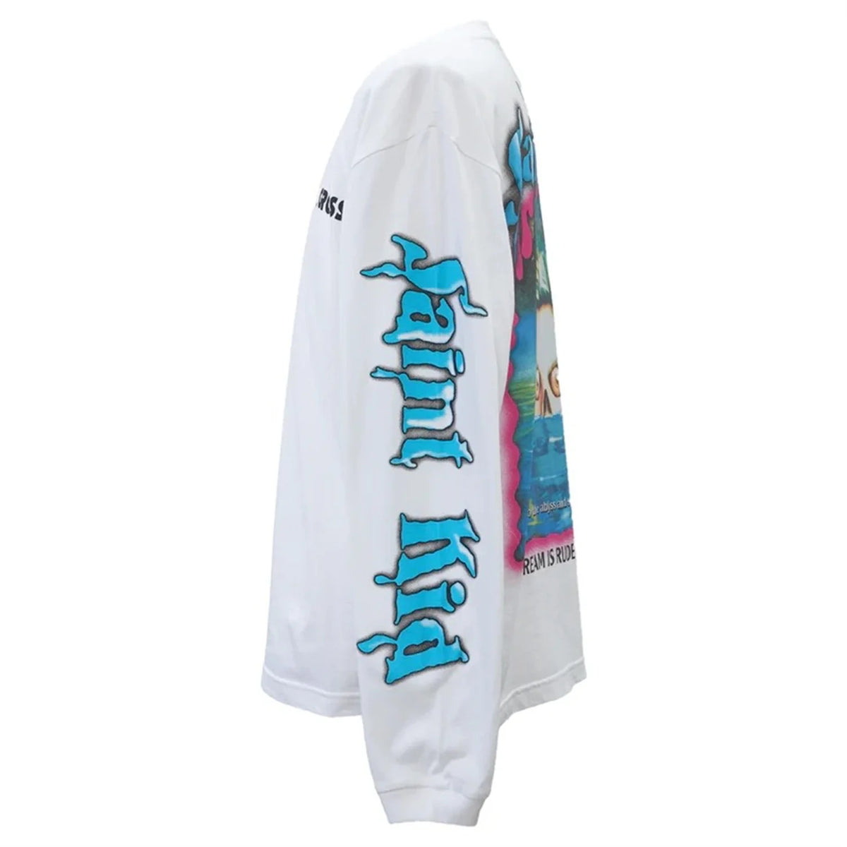 24ss Summer Vintage Retro High-Street Long Sleeve T-Shirt Sweatshirt Pullover Cotton Street King Limited