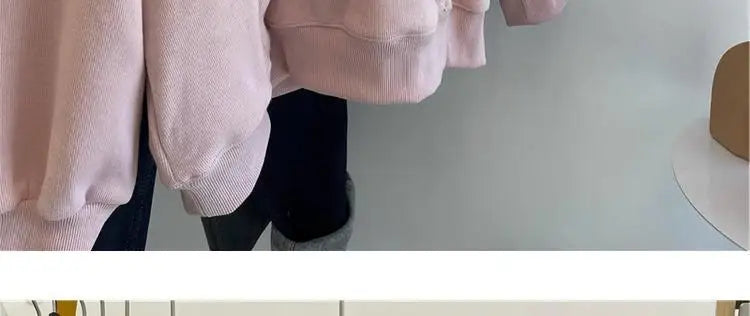 Designed embroidered squirrel hooded sweatshirt for women in spring and autumn loose and versatile American style lazy jacket Street King Limited