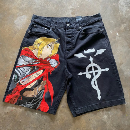 harajuku popular y2k baggy jeans wide leg denim pants anime fashionstyle sweatpants couples streetwear trouser men clothing unique joggers style 4347