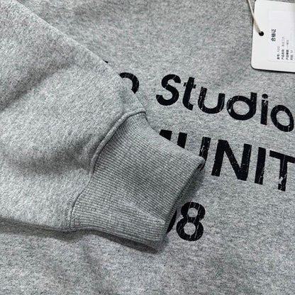 Mottled print jet colored round hoodie Street King Limited