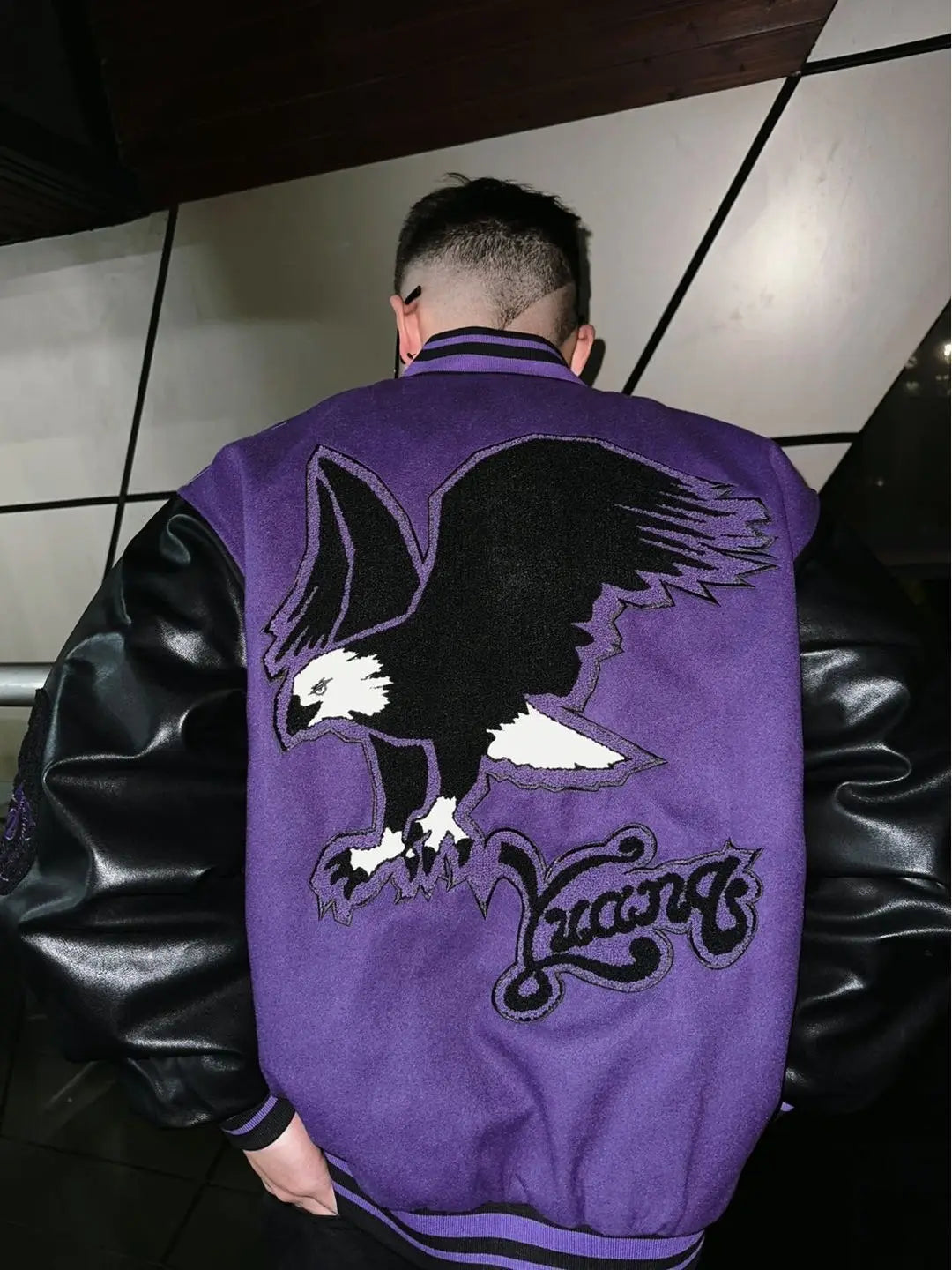 solid color embroidered letter jacket baseball uniform couple wear harajuku style casual loose high street y2k patchwork jacket unique default style 1676