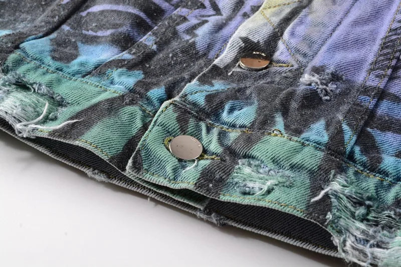 new 2023 gentleman men long chemist embroidered coconut graffiti denim baseball coats jackets abstract digital coat warm 72 unique jeans style 4614