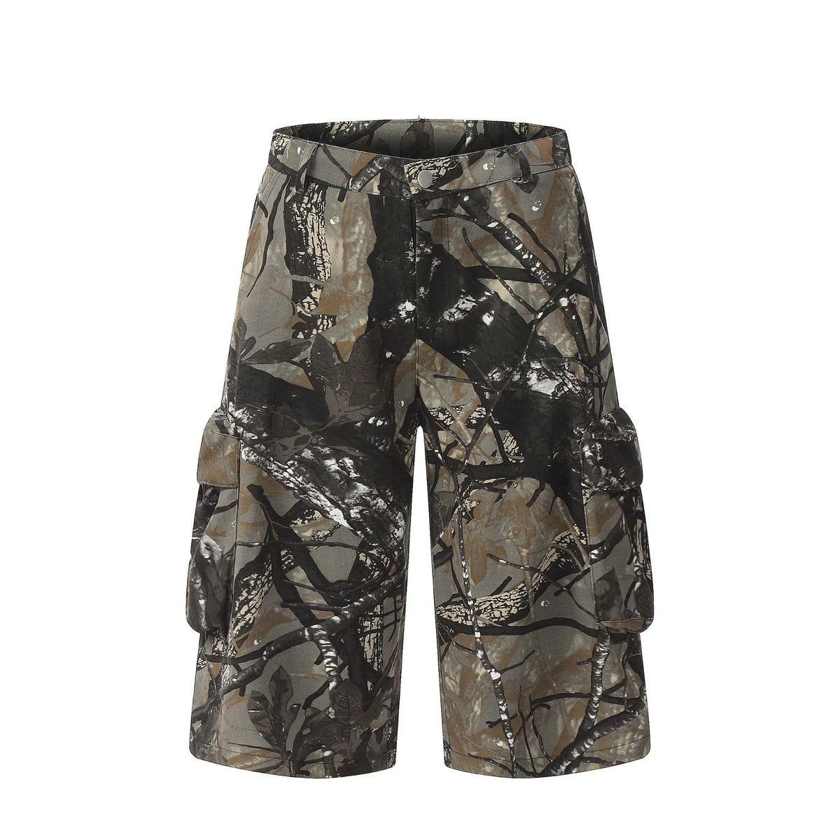 men camouflage cargo shorts 2024 summer fashion tactical shorts cropped pants streetwear hip hop harajuku shorts y2k unique cargo style 1037