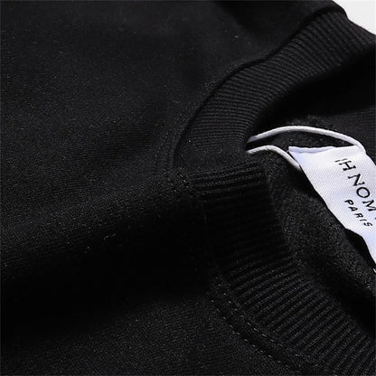 New 242SS Portrait Print High-Street Full Cotton Quality Heavyweight Casual Loose Pullover Long Sleeve Sweatshirt Tops For Men Street King Limited