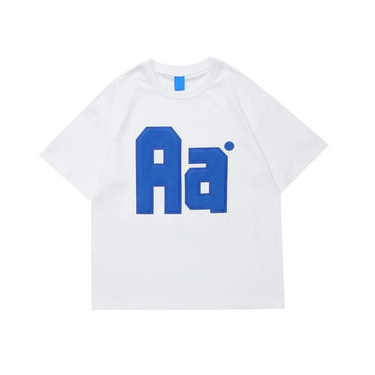 Rainbowtouches 2022 Summer Men T-Shirt Unisex High Street Vintage Graphic T Shirts Loose Casual Street Fashion Hip Hop T Shirts Street King Limited