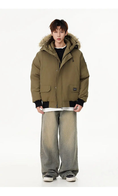 men winter streetwear loose casual fashion cotton padded hooded parkas bomber jacket women oversize thicken coat outerwear unique default style 977