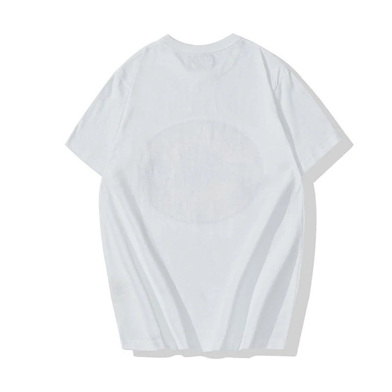 2022 Summer T Shirt  Men Amekaji Vintage High Quality Cotton Animal Printed Short Sleeve Tshirts Male Round Neck Casual Top Tees Street King Limited