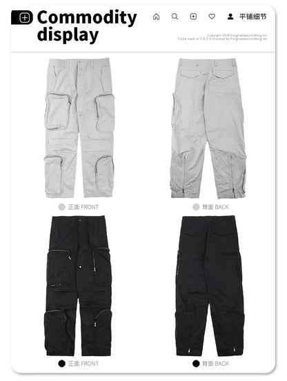 multi pocket workwear pants unique default style 1219